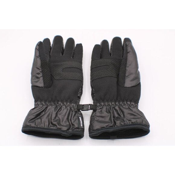 NEW Head Black Windproof Winter Gloves Sz M Fleece Line Polyester Gripper Warm - Picture 9 of 10